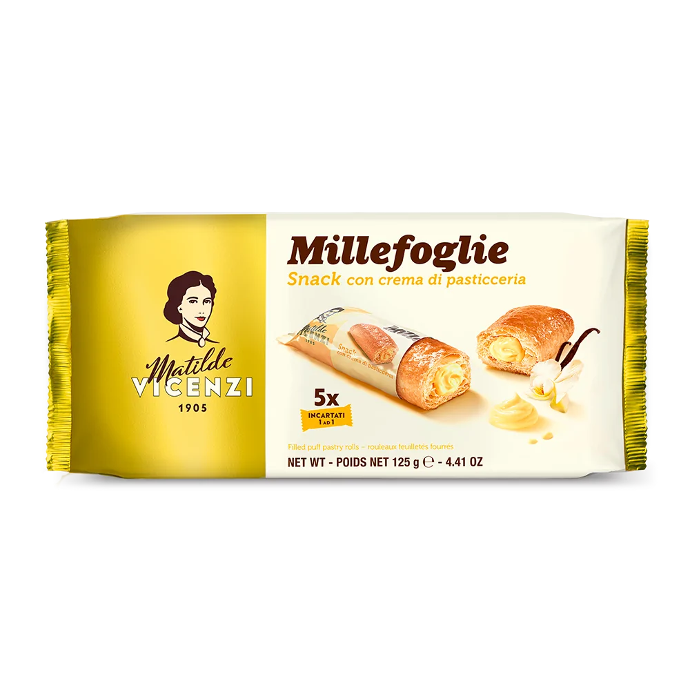 Matilde Vicenzi Millefoglie D'Italia Puff Pastry With Sugar 125 g
