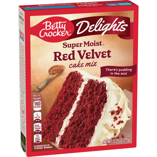 Betty Crocker Super Moist Cake Mix Red Velvet