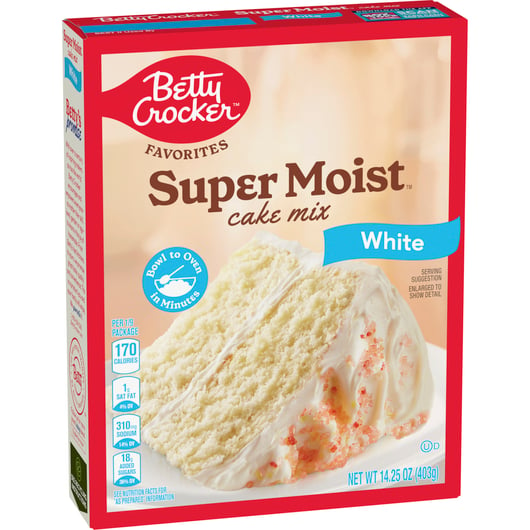 Betty Crocker Super Moist Cake Mix White