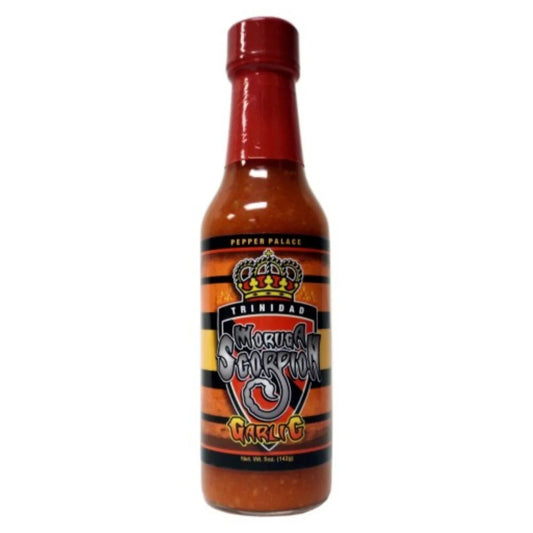 Trinidad Moruga Scorpion Hot sauce w Garlic 147ml