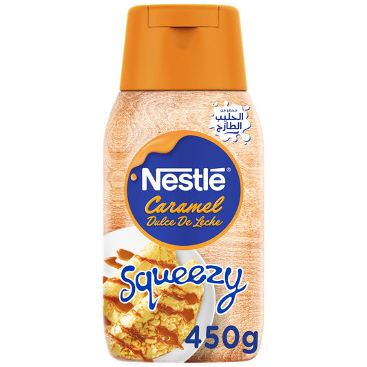 Nestle - Caramel Flavored Condensed Milk Topping Squeezy 450 gm