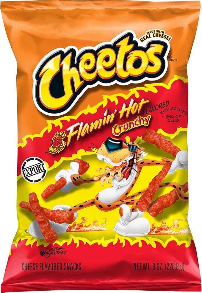 Cheetos Crunchy Flamin Hot Chips 227g