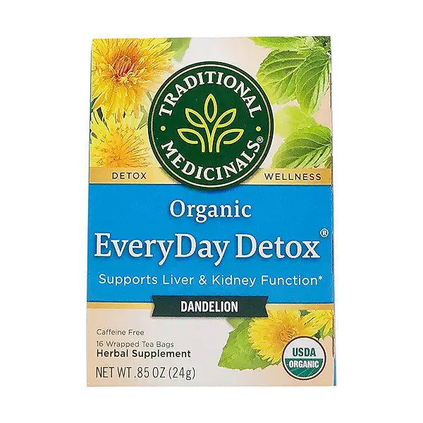 Organic EveryDay Detox Dandelion, Tea Bags, 16 Count