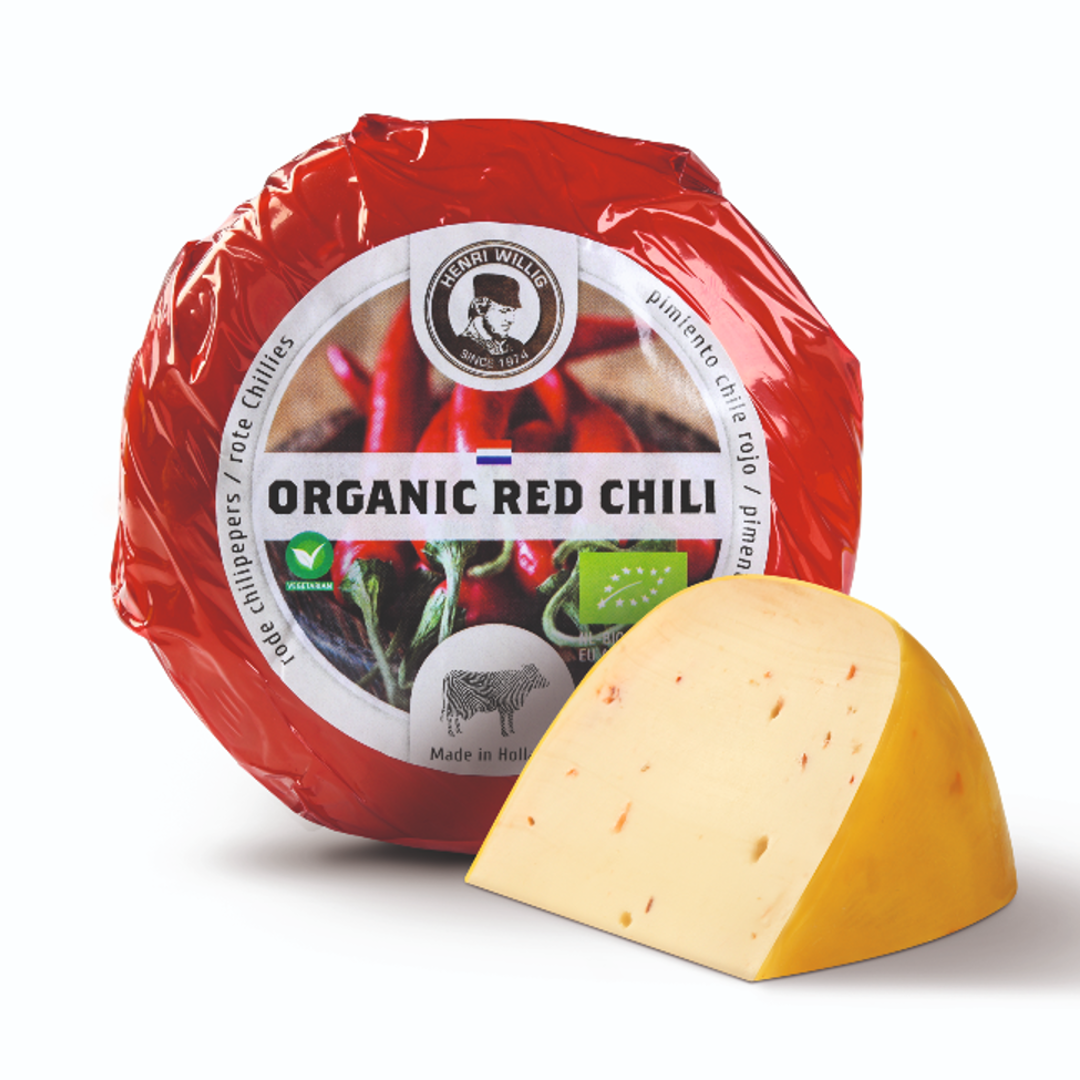 Henri Willig Organic Cow Cheese with Chili 380g