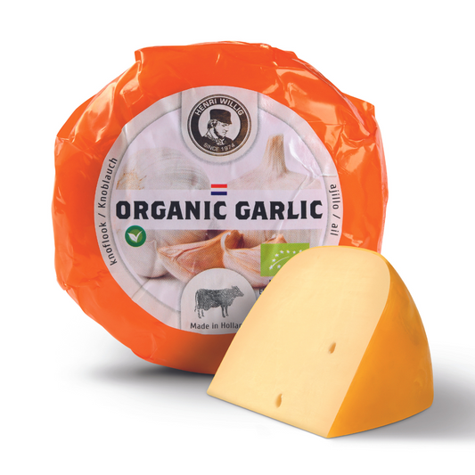 Henri Willig Organic Cow Cheese with Garlic 380g