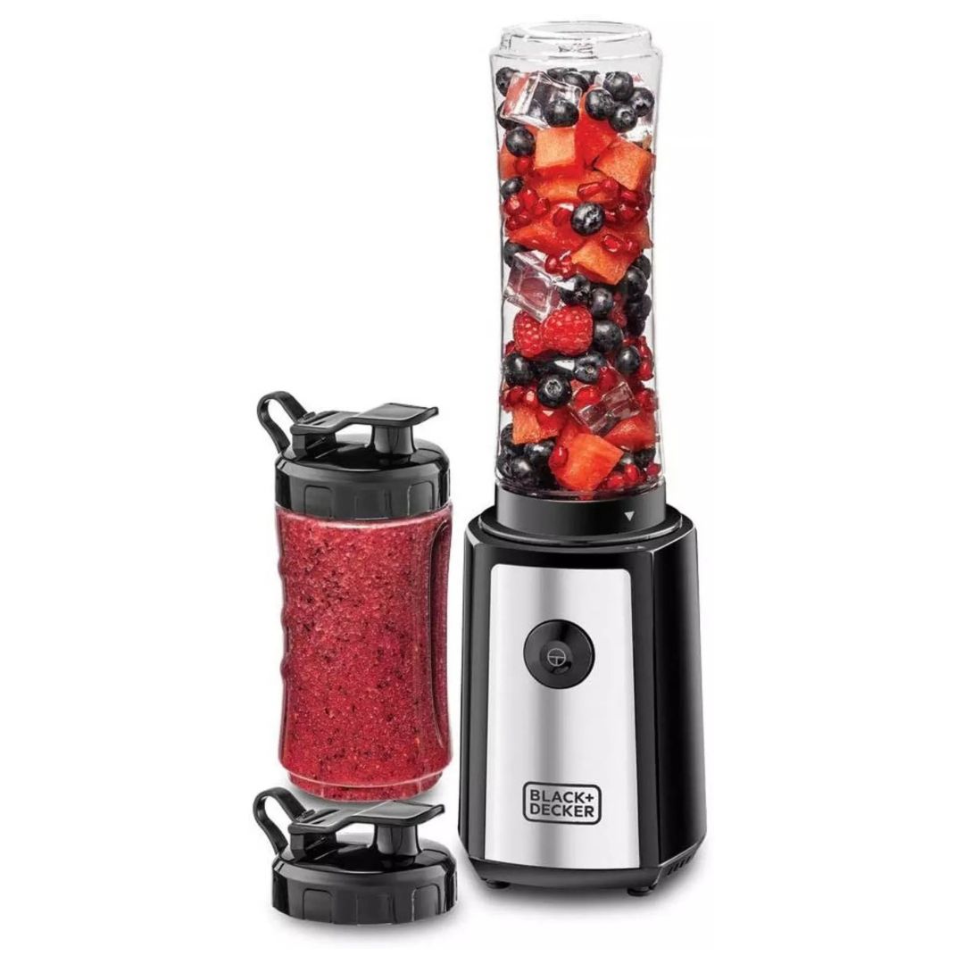 Black&Decker 300W 6 Piece Personal Compact Sports Blender/Smoothie Maker