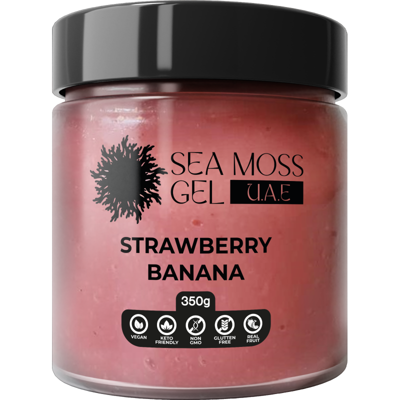 Strawberry Banana Sea Moss Gel 350g